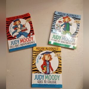 Judy Moody Bundle Of Three Books Numbers 6, 7 And 8 In Series